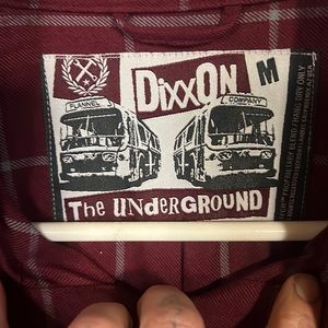 Womens M Dixxon Flannel THE UNDERGROUND